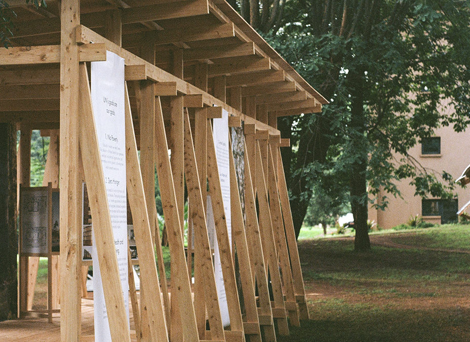 wood pavilion for UN