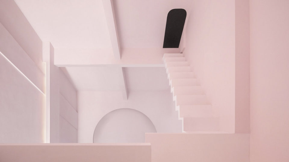 dream by chao zhang, pink interiors