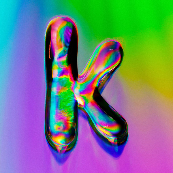 k letter, color