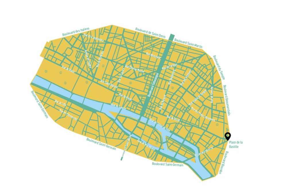 paris car ban map